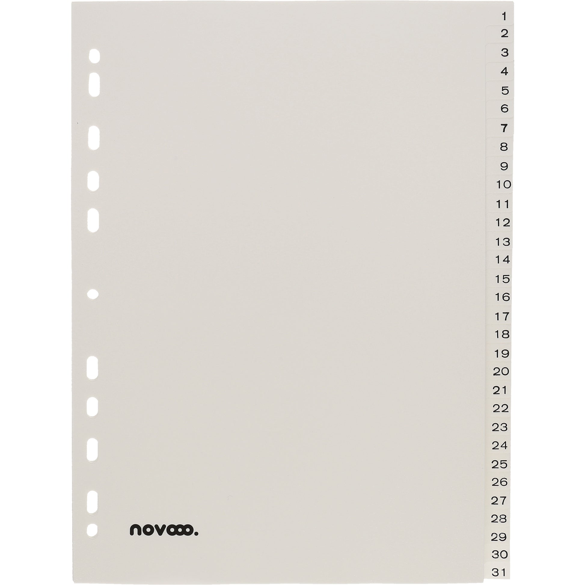 NOVOOO Register PP A4 41000 weiss 1-31