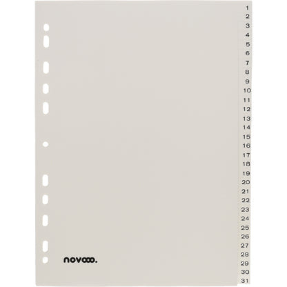 NOVOOO Register PP A4 41000 weiss 1-31