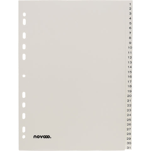 NOVOOO Register PP A4 41000 weiss 1-31