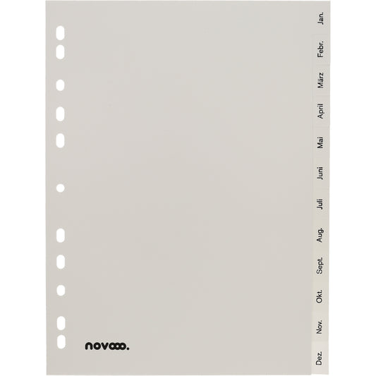 NOVOOO Register PP A4 41001 weiss Jan-Dez DE