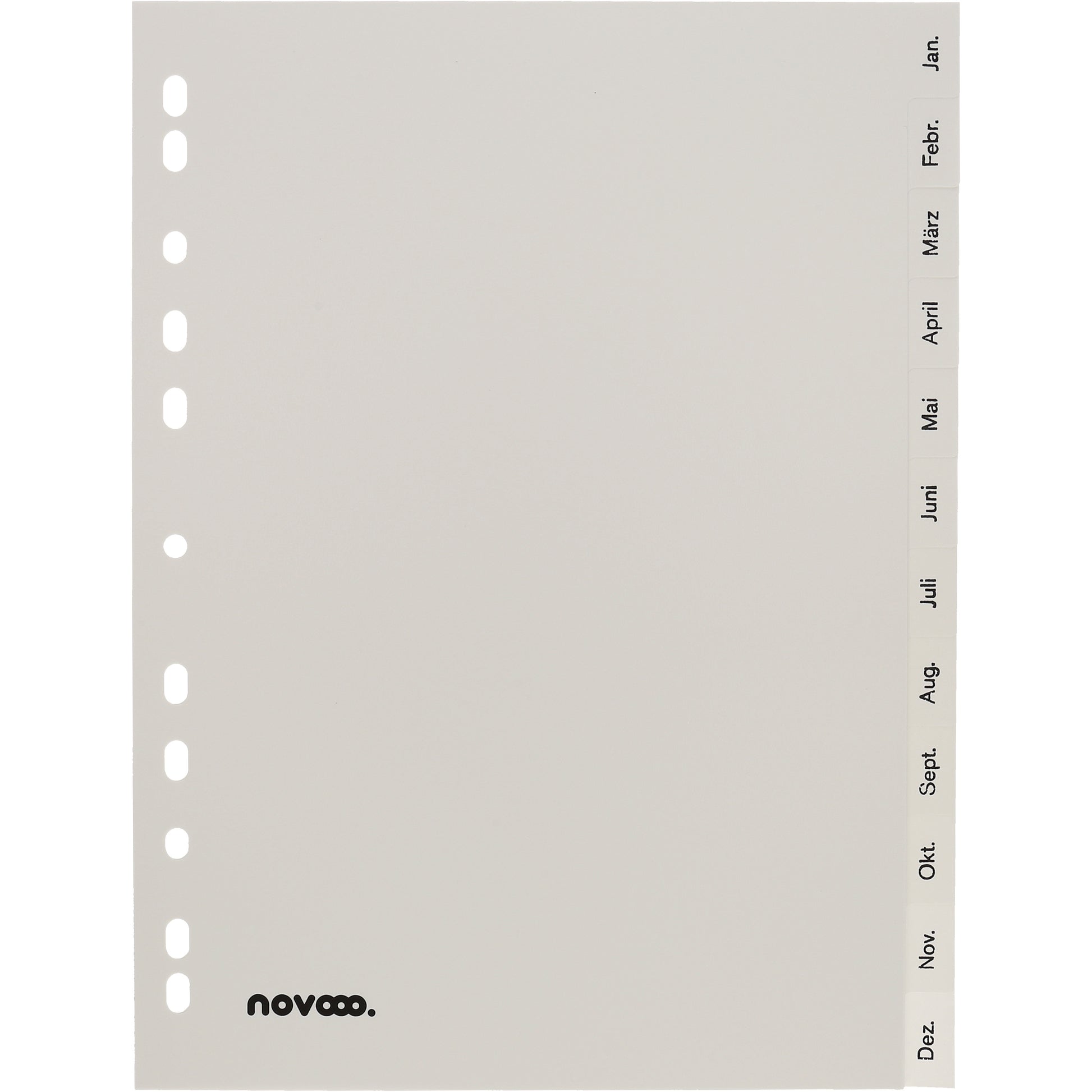 NOVOOO Register PP A4 41002 weiss Jan-Déc FR