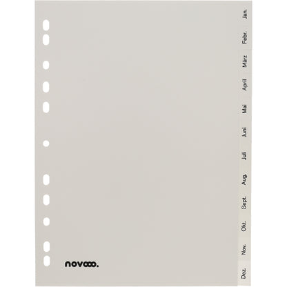 NOVOOO Register PP A4 41002 weiss Jan-Déc FR