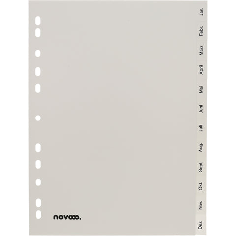 NOVOOO Register PP A4 41002 weiss Jan-Déc FR