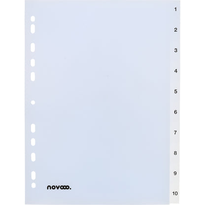 NOVOOO Register PP A4 41004 transparent 1-10