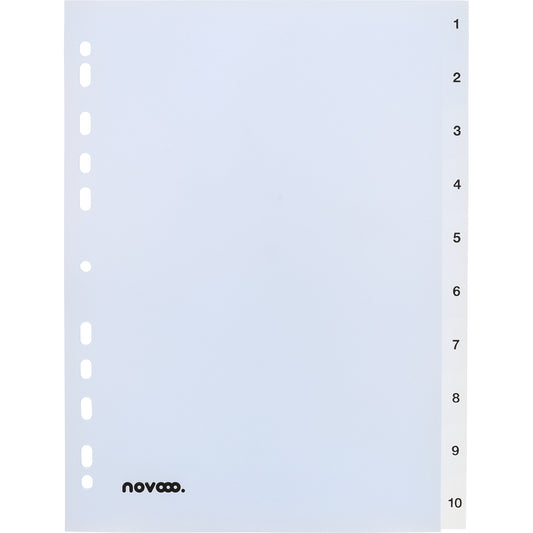 NOVOOO Register PP A4 41004 transparent 1-10