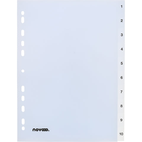 NOVOOO Register PP A4 41004 transparent 1-10