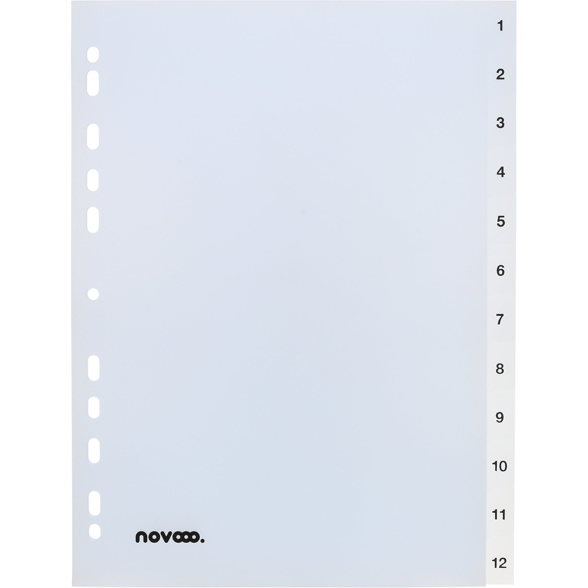 NOVOOO Register PP A4 41005 transparent 1-12