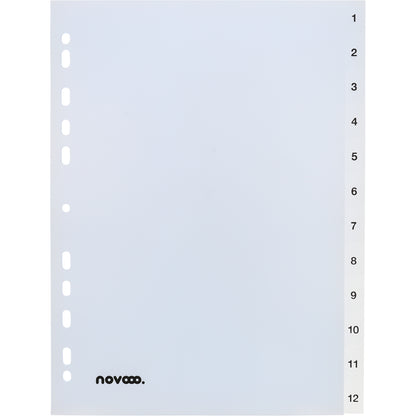 NOVOOO Register PP A4 41005 transparent 1-12