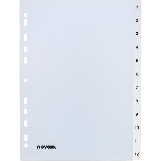 NOVOOO Register PP A4 41005 transparent 1-12