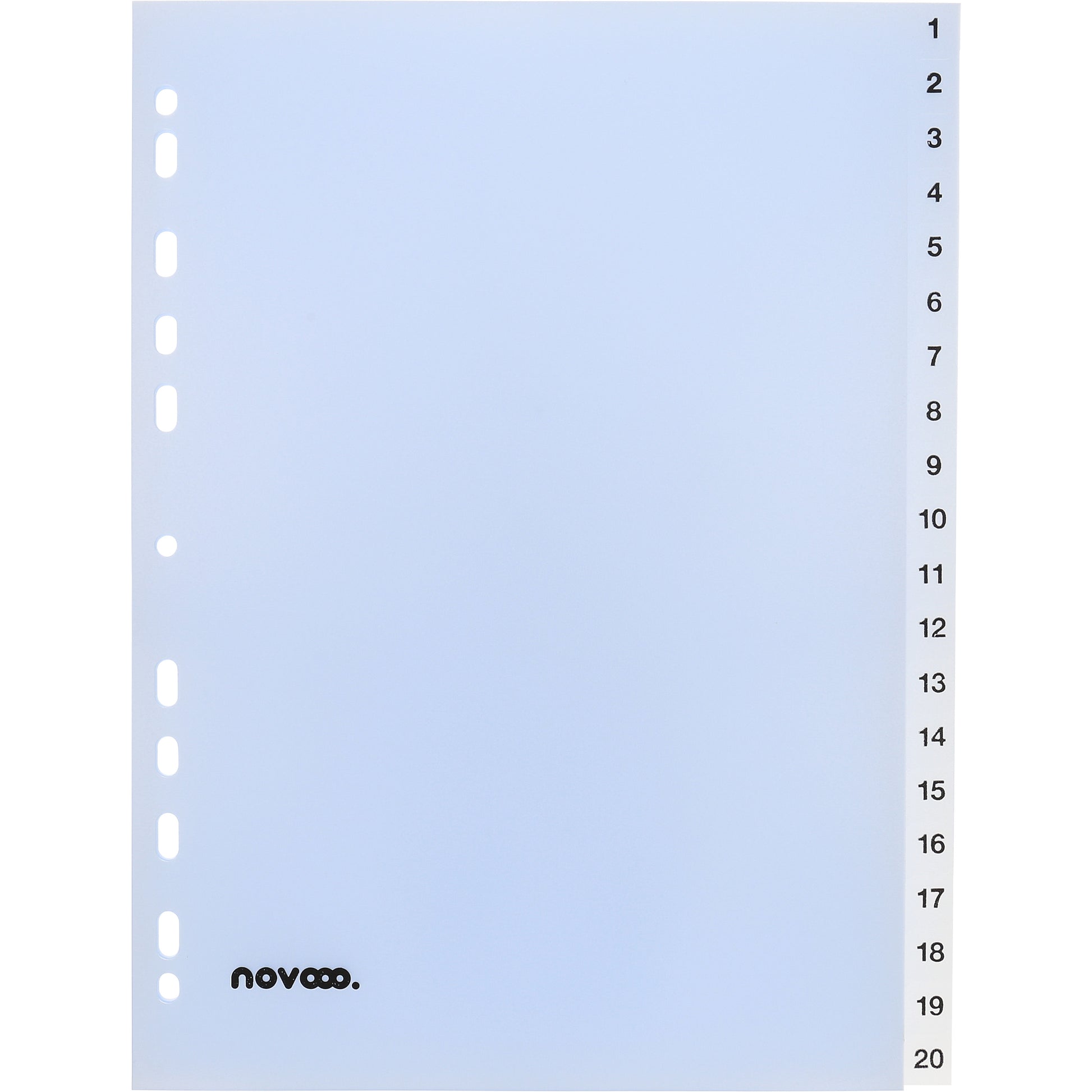NOVOOO Register PP A4 41006 transparent 1-20