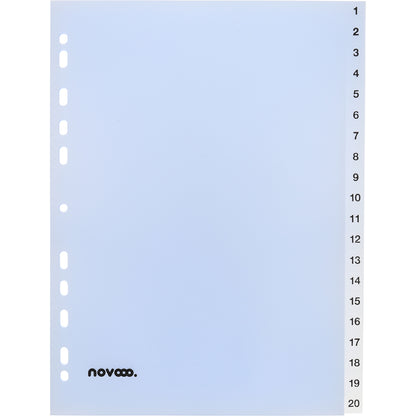 NOVOOO Register PP A4 41006 transparent 1-20