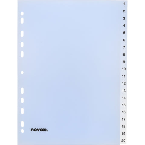 NOVOOO Register PP A4 41006 transparent 1-20