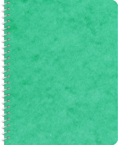 NOVOOO Spiralheft ass. 9.1×12.1cm 729776 kariert, 4mm, 70g 48 Blatt
