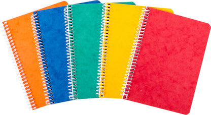 NOVOOO Spiralheft ass. 10.6×14.6cm 729778 kariert, 4mm, 70g 48 Blatt