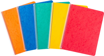 NOVOOO Spiralheft ass. 17.5×22cm 729782 liniert, 8mm, 70g 48 Blatt