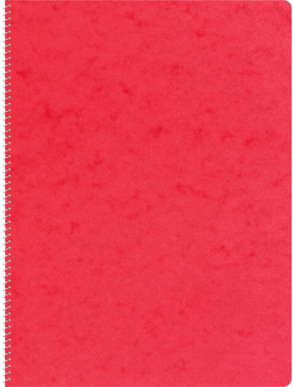 NOVOOO Spiralheft ass. A4 729786 kariert, 4mm, 80g 72 Blatt