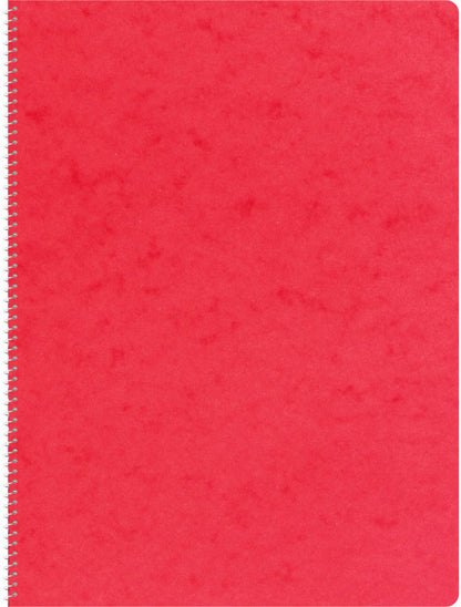 NOVOOO Spiralheft ass. A4 729786 kariert, 4mm, 80g 72 Blatt