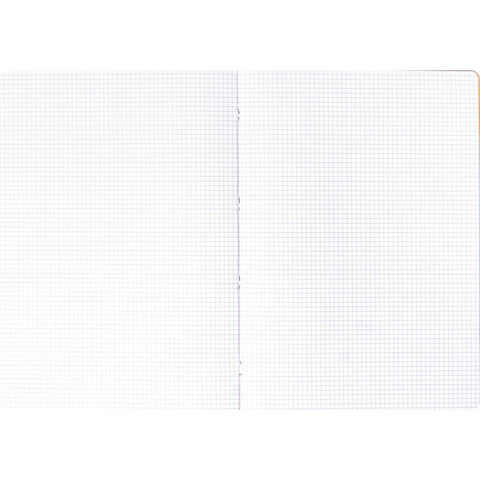 NOVOOO Pressspanheft gelb A4 729790 4mm kariert, 80g 48 Blatt