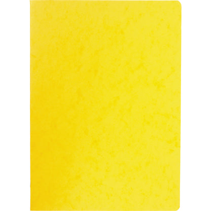 NOVOOO Pressspanheft gelb A4 729790 4mm kariert, 80g 48 Blatt