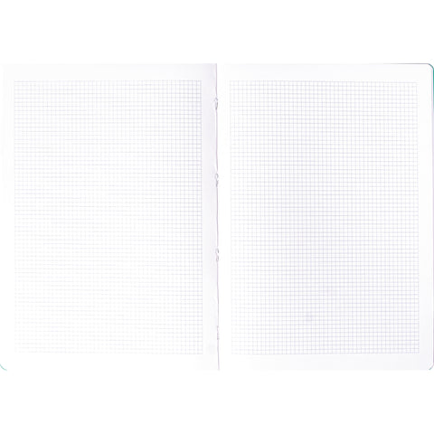 NOVOOO Pressspanheft grün A4 729792 4mm kariert, 80g,Rand 48 Blatt
