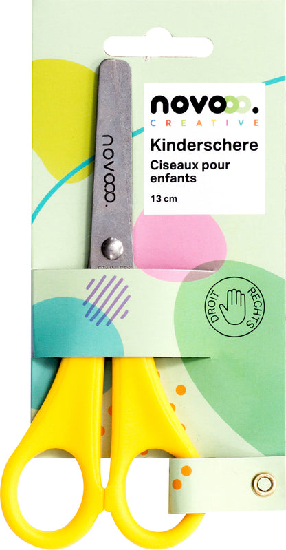 NOVOOO Kinderschere 13cm E-120591 MTH für Rechtshänder assortiert