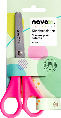 NOVOOO Kinderschere 13cm E-120591 MTH für Rechtshänder assortiert