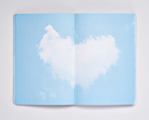 NUUNA Notizbuch Inspiration A5 53542 Cloud Blue,blanko,178 S.