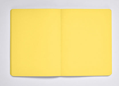NUUNA Notizbuch Not White A5 54990 Light Yellow,blanko,176 S.