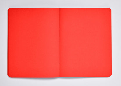 NUUNA Notizbuch Not White A5 55218 Red,blanko,176 S.