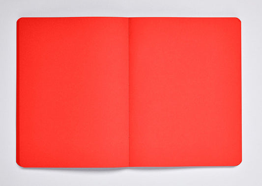 NUUNA Notizbuch Not White A5 55218 Red,blanko,176 S.