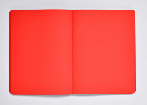 NUUNA Notizbuch Not White A5 55218 Red,blanko,176 S.