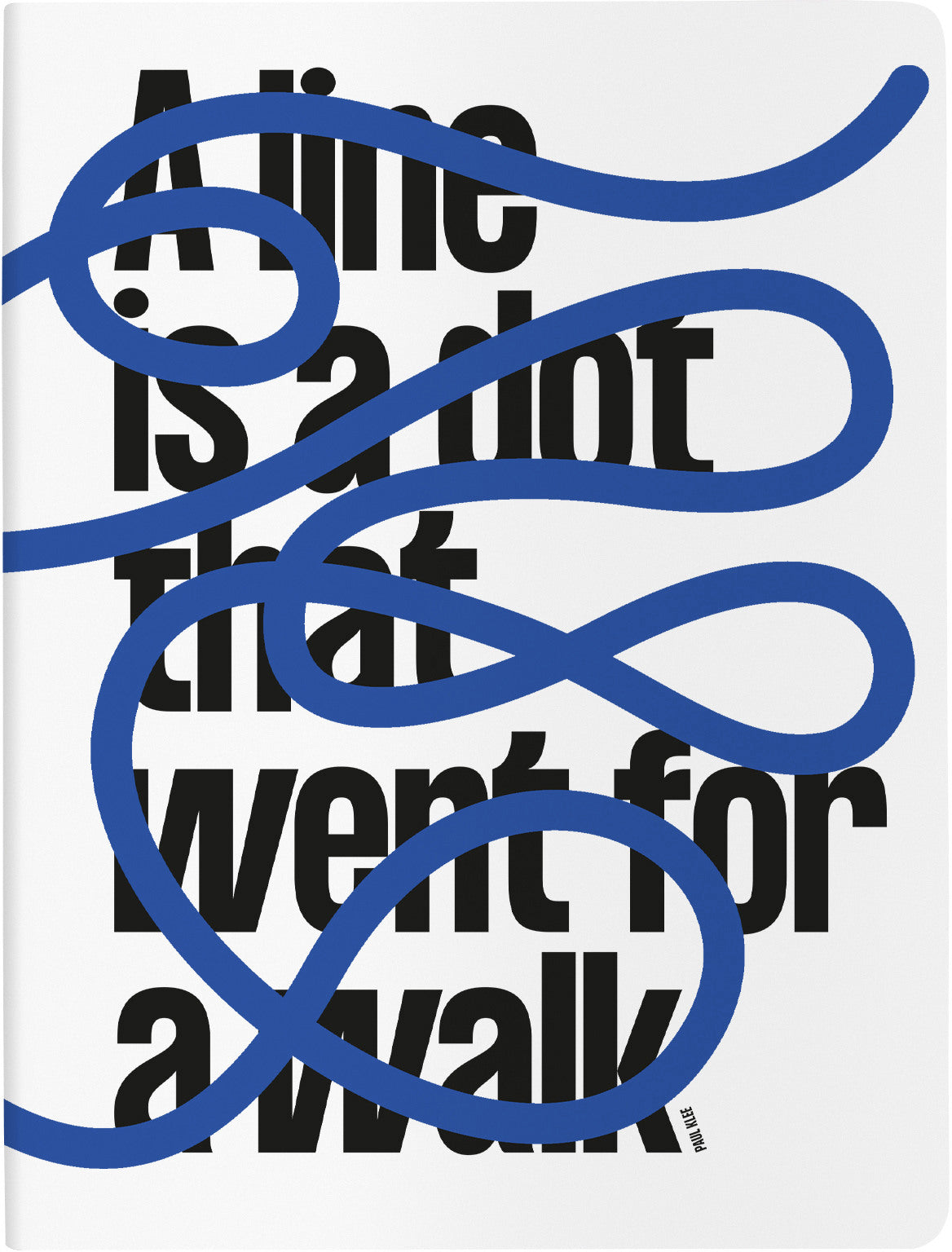 NUUNA Notizbuch Graphic L 55706 A LINE IS A DOT 256 Seiten