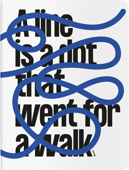 NUUNA Notizbuch Graphic L 55706 A LINE IS A DOT 256 Seiten