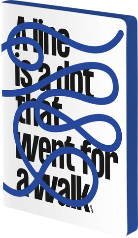 NUUNA Notizbuch Graphic L 55706 A LINE IS A DOT 256 Seiten