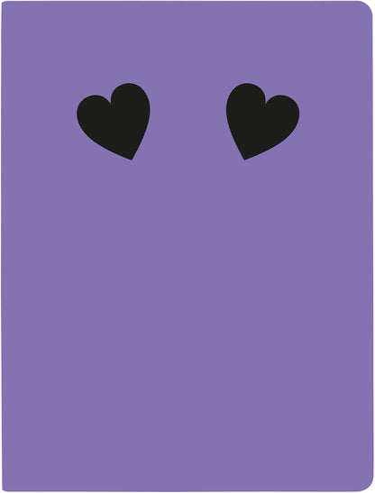 NUUNA Notizbuch Graphic L 55751 GIVE ME YOUR HEART 256 Seiten