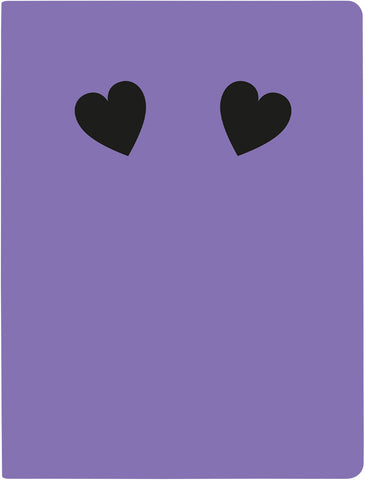 NUUNA Notizbuch Graphic L 55751 GIVE ME YOUR HEART 256 Seiten