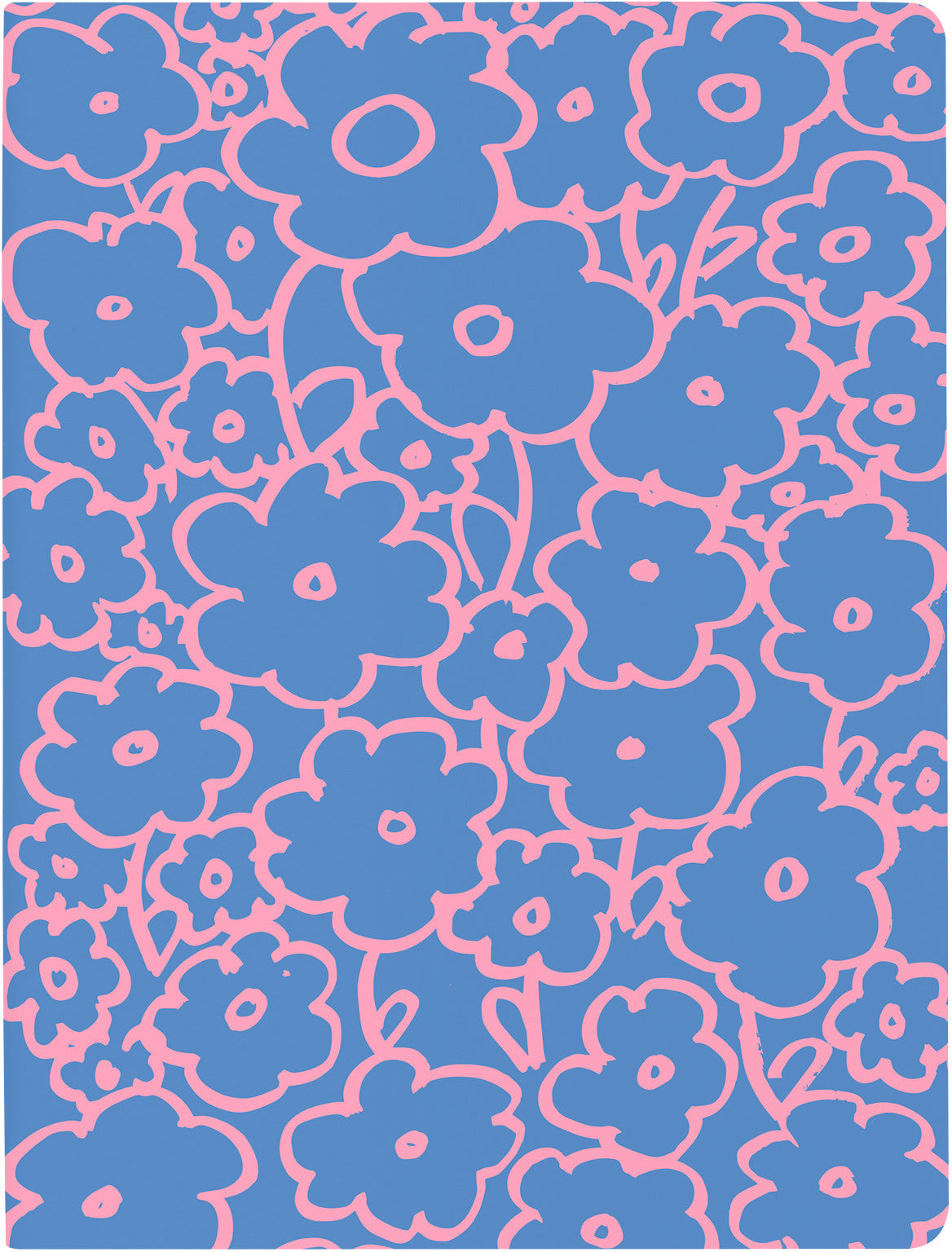 NUUNA Notizbuch Graphic L 55768 FLOWER POWER 256 Seiten