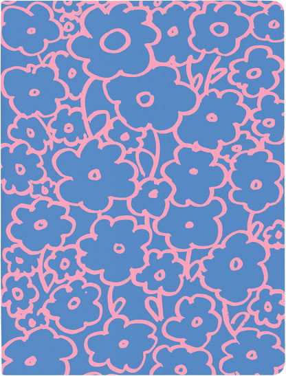 NUUNA Notizbuch Graphic L 55768 FLOWER POWER 256 Seiten