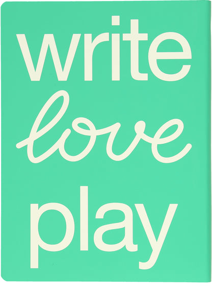 NUUNA Notizbuch Graphic L 56383 WRITE LOVE PLAY 256 Seiten