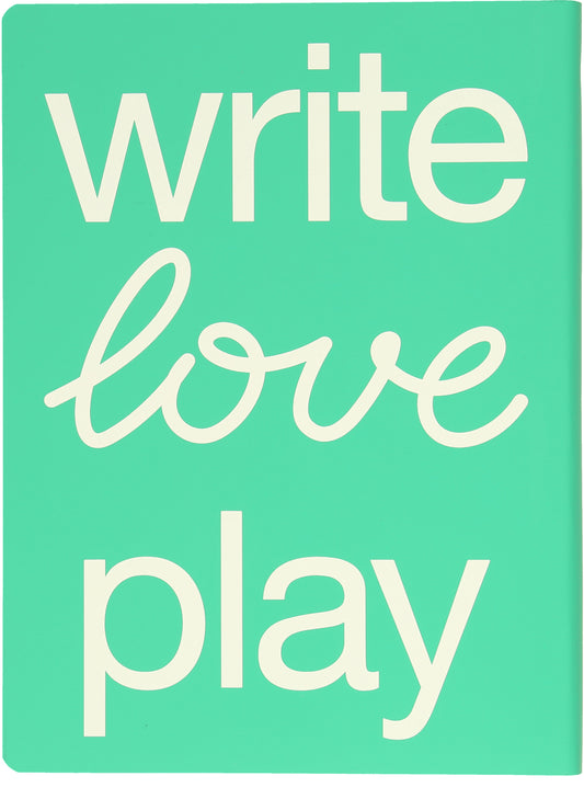 NUUNA Notizbuch Graphic L 56383 WRITE LOVE PLAY 256 Seiten