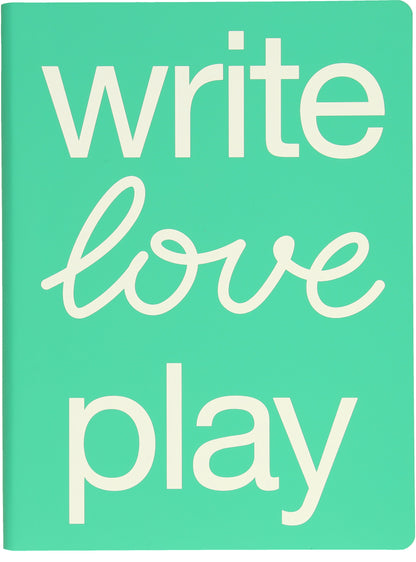 NUUNA Notizbuch Graphic L 56383 WRITE LOVE PLAY 256 Seiten