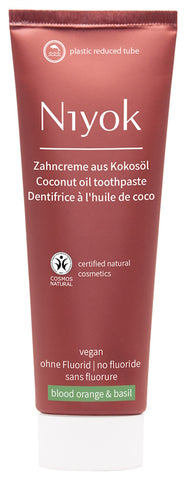 NIYOK Toothpaste Blood Orange & Basil