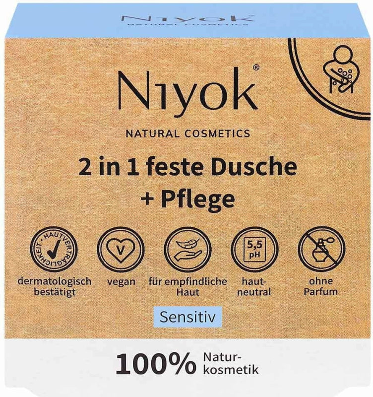 NIYOK Feste Dusche & Pflege Sensitiv