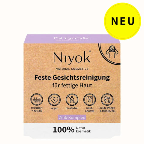 NIYOK Feste Gesichtsreinigung Zink