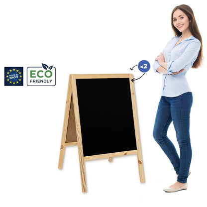 Holz Kundenstopper "ColorFrame" 100x60cm, Indoor