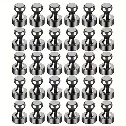 30 Stück Neodym-Kegelmagnete, stark haftende Powermagnete, Schwarz