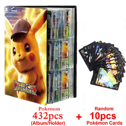New Pokemon Album Book 540/432 Pieces Anime Characters Game Card Favorites Pokemon Christmas Gift