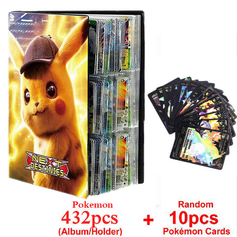 New Pokemon Album Book 540/432 Pieces Anime Characters Game Card Favorites Pokemon Christmas Gift
