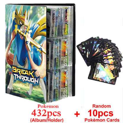 New Pokemon Album Book 540/432 Pieces Anime Characters Game Card Favorites Pokemon Christmas Gift