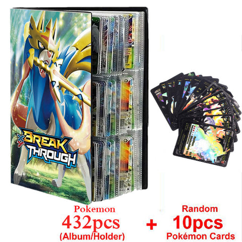 New Pokemon Album Book 540/432 Pieces Anime Characters Game Card Favorites Pokemon Christmas Gift